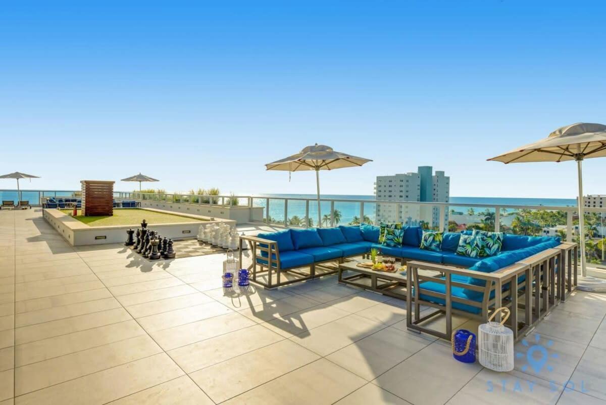 Tropical Oasis - Rooftop Pool- Near Beach - Gym Hollywood Eksteriør bilde