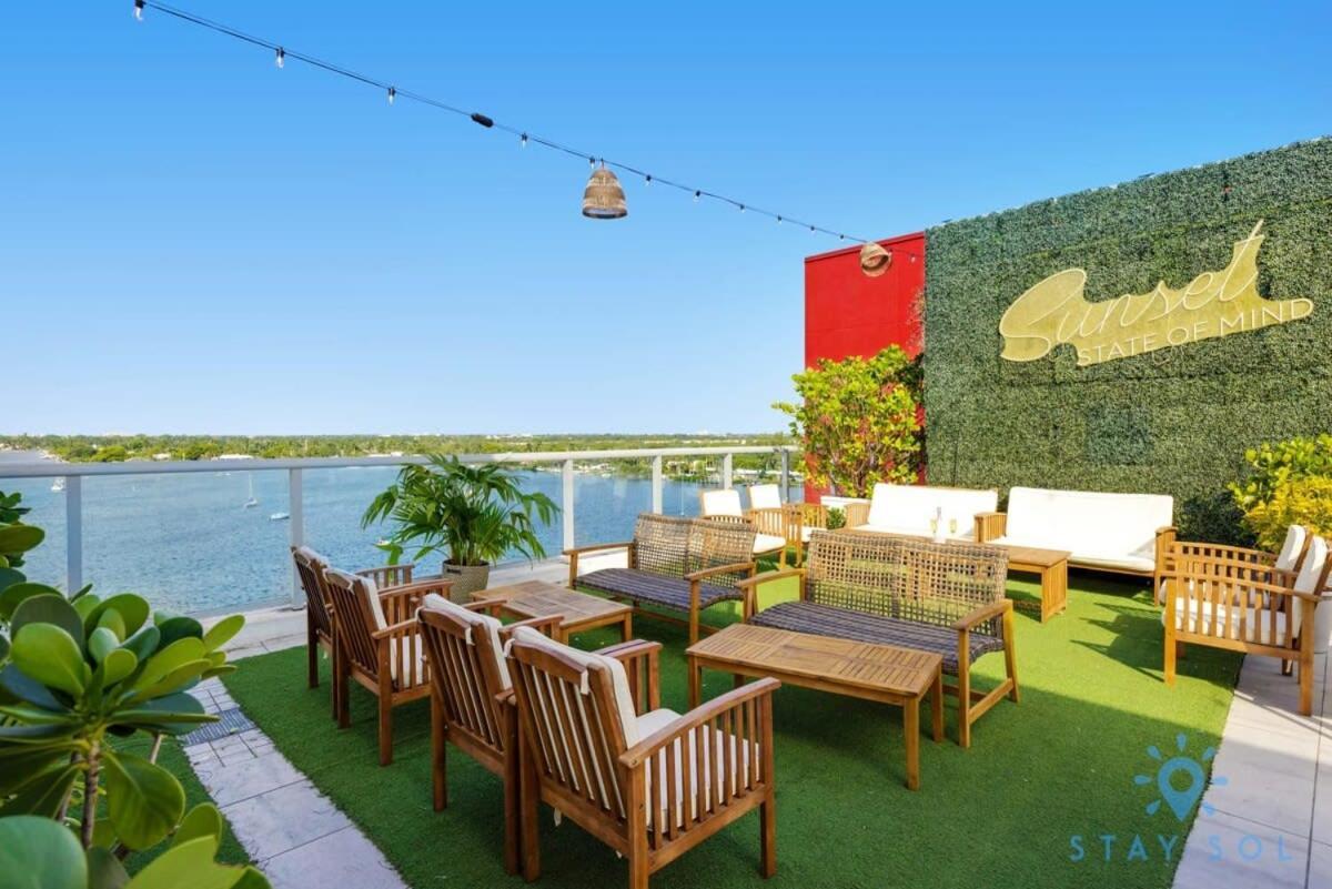 Tropical Oasis - Rooftop Pool- Near Beach - Gym Hollywood Eksteriør bilde
