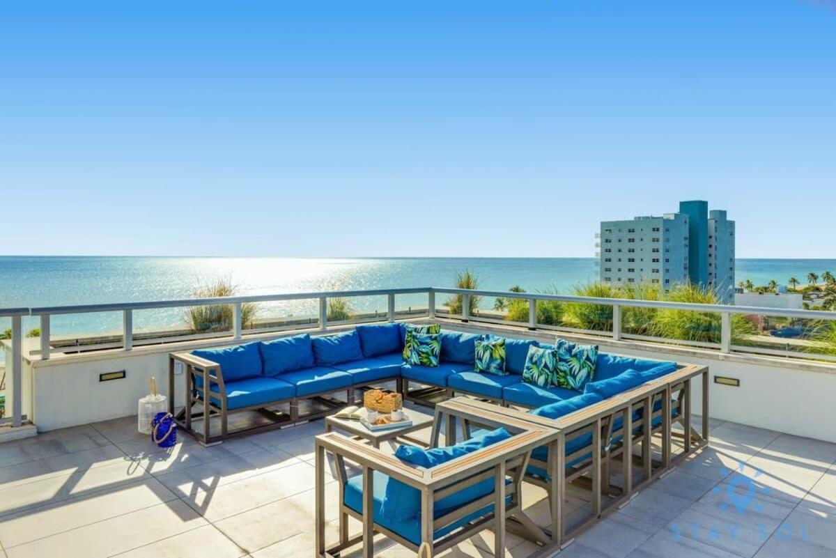 Tropical Oasis - Rooftop Pool- Near Beach - Gym Hollywood Eksteriør bilde